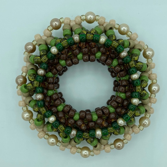 ❌SOLD❌🌱🍃Earth Element Kandi Cuff - Picture 5 of 11